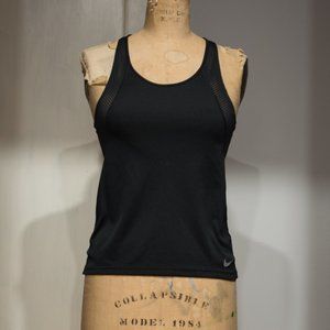 Nike DRI-FIT Racerback Tank Top in BLACK and WHITE